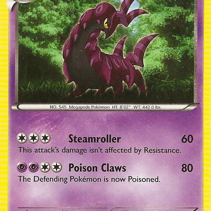Scolipede (54/114) (Cracked Ice Holo) [Black & White: Dragons Exalted]