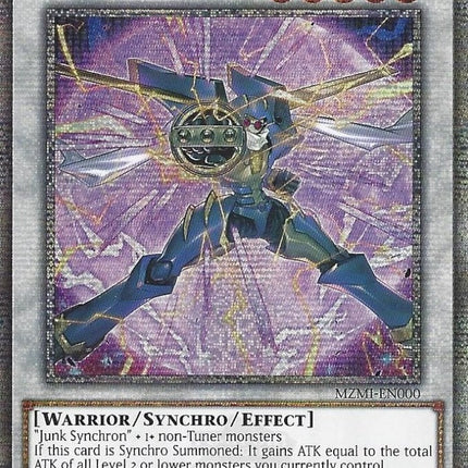 Junk Warrior (Quarter Century Secret Rare) [MZMI-EN000] Quarter Century Secret Rare