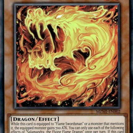 Salamandra, the Flying Flame Dragon [MZMI-EN002] Super Rare