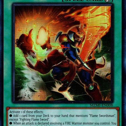 Fighting Flame Sword [MZMI-EN008] Ultra Rare