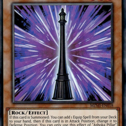 Ashoka Pillar [MZMI-EN018] Super Rare