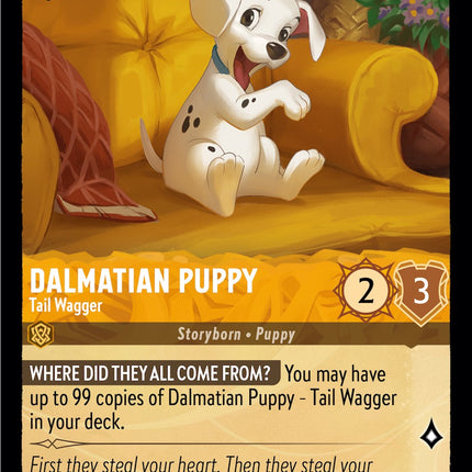 Dalmatian Puppy - Tail Wagger (4a) (4a/204) [Into the Inklands]