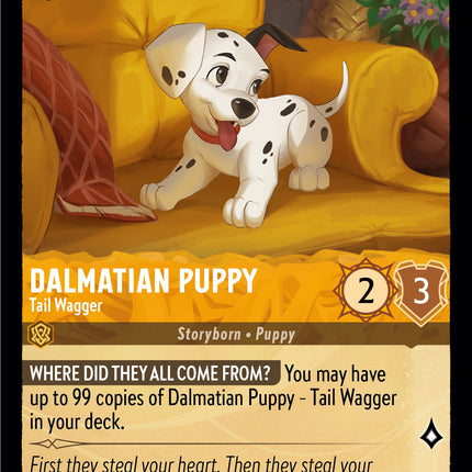 Dalmatian Puppy - Tail Wagger (4c) (4c/204) [Into the Inklands]
