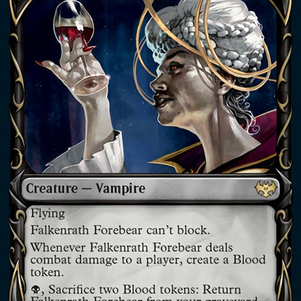 Falkenrath Forebear (Showcase Fang Frame) [Innistrad: Crimson Vow]