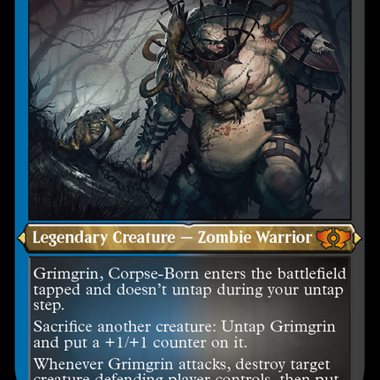 Grimgrin, Corpse-Born (Foil Etched) [Multiverse Legends]