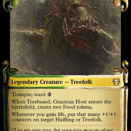 Treebeard, Gracious Host [The Lord of the Rings: Tales of Middle-Earth Commander Showcase Scrolls]