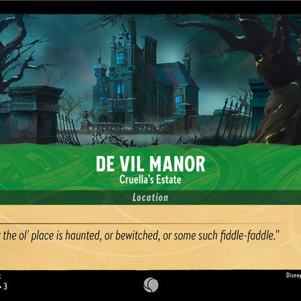 De Vil Manor - Cruella's Estate (100/204) [Into the Inklands]