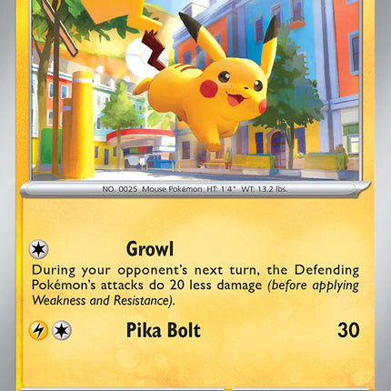 Pikachu (018/091) [Scarlet & Violet: Paldean Fates]