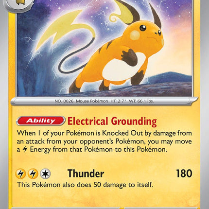 Raichu (019/091) [Scarlet & Violet: Paldean Fates]