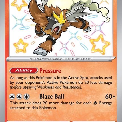 Entei (112/091) [Scarlet & Violet: Paldean Fates]