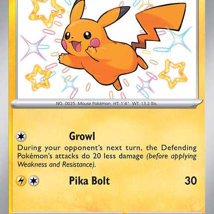 Pikachu (131/091) [Scarlet & Violet: Paldean Fates]
