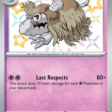 Houndstone (168/091) [Scarlet & Violet: Paldean Fates]