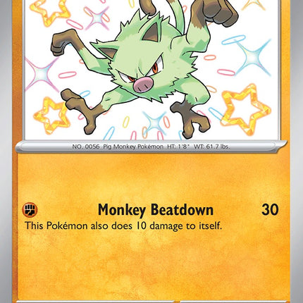 Mankey (169/091) [Scarlet & Violet: Paldean Fates]