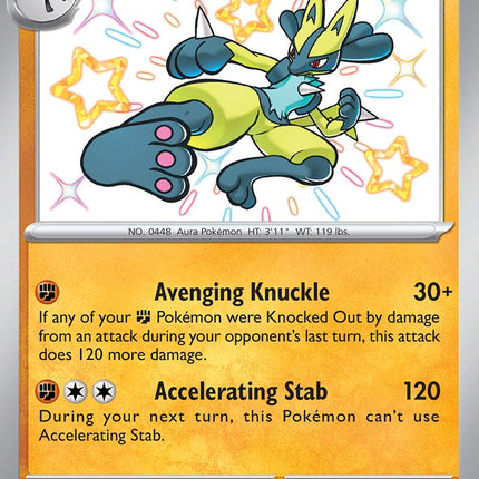 Lucario (174/091) [Scarlet & Violet: Paldean Fates]