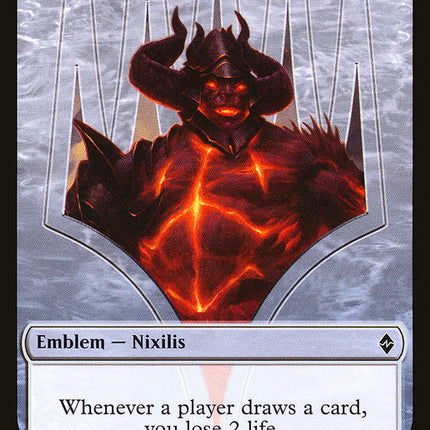 Ob Nixilis Reignited Emblem [Battle for Zendikar Tokens]