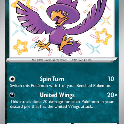 Murkrow (181/091) [Scarlet & Violet: Paldean Fates]