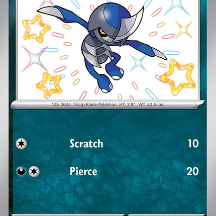 Pawniard (185/091) [Scarlet & Violet: Paldean Fates]