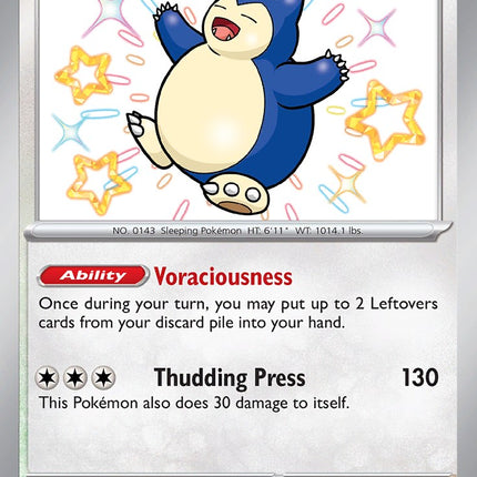 Snorlax (202/091) [Scarlet & Violet: Paldean Fates]