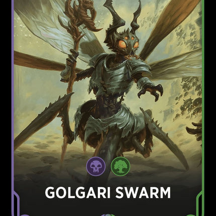 Golgari Swarm Theme Card [Ravnica: Clue Edition Tokens]