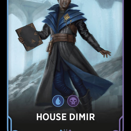 House Dimir Theme Card [Ravnica: Clue Edition Tokens]