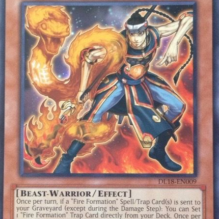 Brotherhood of the Fire Fist - Snake (Green) [DL18-EN009] Rare