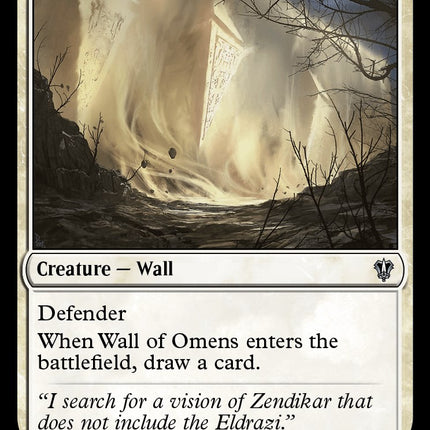 Wall of Omens [Murders at Karlov Manor Commander]