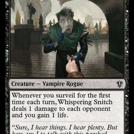 Whispering Snitch [Murders at Karlov Manor Commander]
