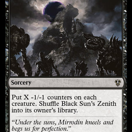 Black Sun's Zenith [Murders at Karlov Manor Commander]