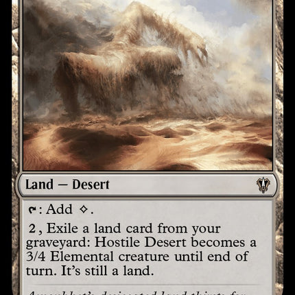 Hostile Desert [Murders at Karlov Manor Commander]