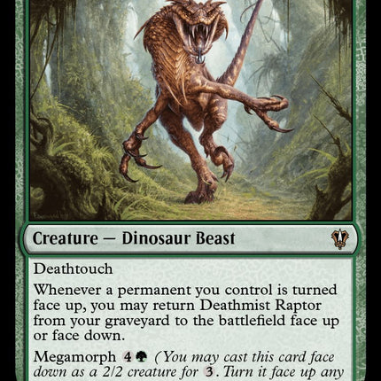 Deathmist Raptor [Murders at Karlov Manor Commander]