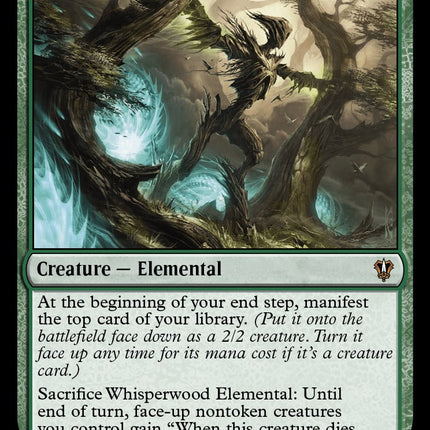 Whisperwood Elemental [Murders at Karlov Manor Commander]