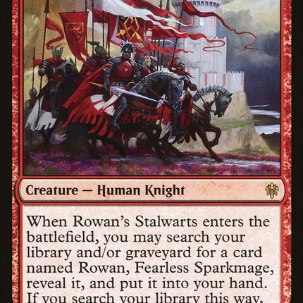 Rowan's Stalwarts [Throne of Eldraine]