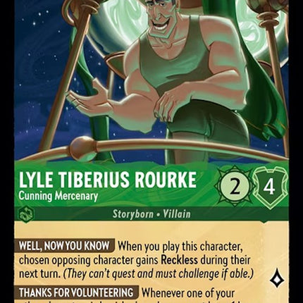 Lyle Tiberius Rourke - Cunning Mercenary (78/204) [Into the Inklands]