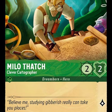 Milo Thatch - Clever Cartographer (79/204) [Into the Inklands]