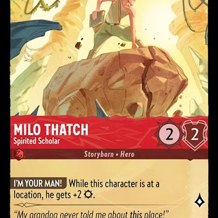 Milo Thatch - Spirited Scholar (115/204) [Into the Inklands]