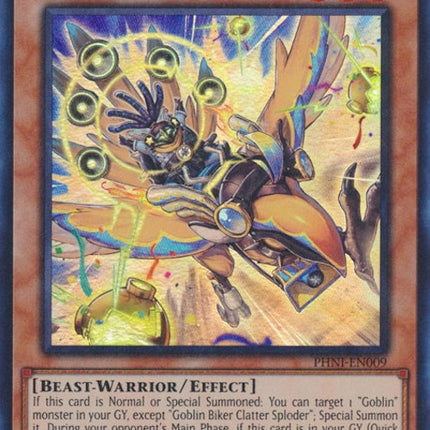 Goblin Biker Clatter Sploder [PHNI-EN009] Super Rare