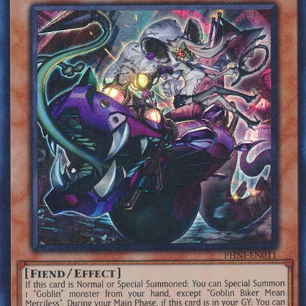 Goblin Biker Mean Merciless [PHNI-EN011] Super Rare