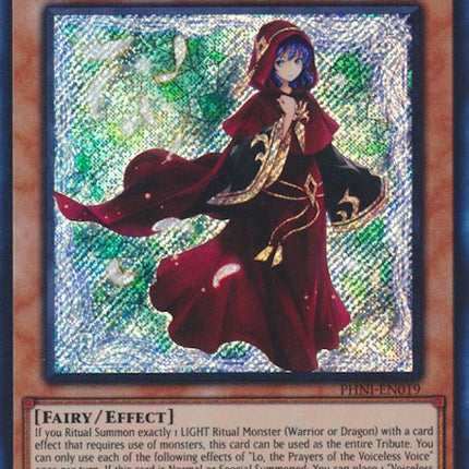 Lo, the Prayers of the Voiceless Voice [PHNI-EN019] Secret Rare