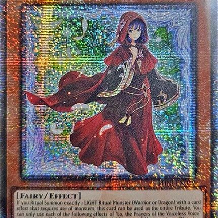 Lo, the Prayers of the Voiceless Voice [PHNI-EN019] Quarter Century Secret Rare
