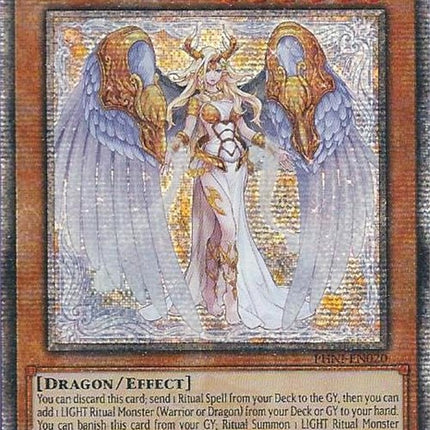 Saffira, Dragon Queen of the Voiceless Voice [PHNI-EN020] Quarter Century Secret Rare