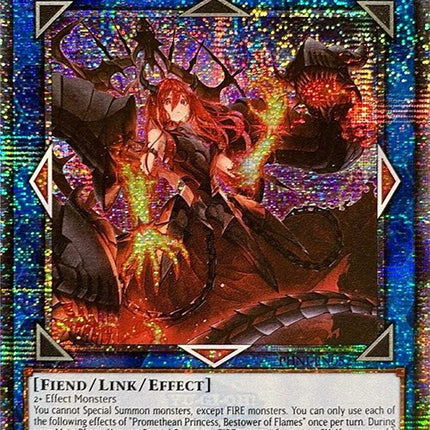 Promethean Princess, Bestower of Flames [PHNI-EN052] Quarter Century Secret Rare
