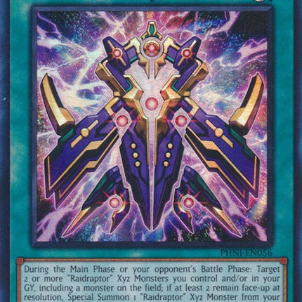 Rise Rank-Up-Magic Raidraptor's Force [PHNI-EN056] Super Rare