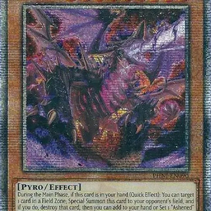 Veidos the Eruption Dragon of Extinction [PHNI-EN090] Quarter Century Secret Rare