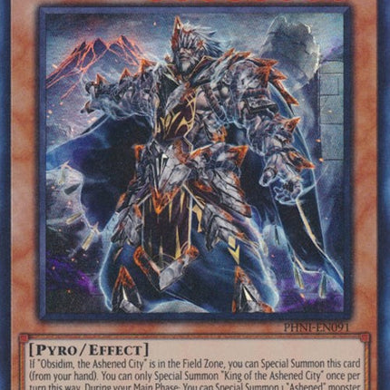 King of the Ashened City [PHNI-EN091] Super Rare