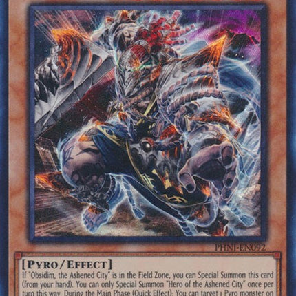 Hero of the Ashened City [PHNI-EN092] Super Rare