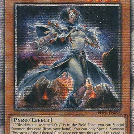 Priestess of the Ashened City [PHNI-EN093] Quarter Century Secret Rare