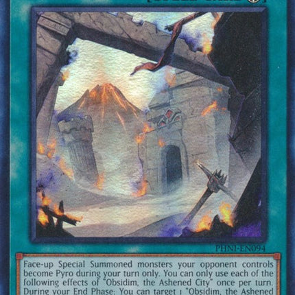 Obsidim, the Ashened City [PHNI-EN094] Super Rare