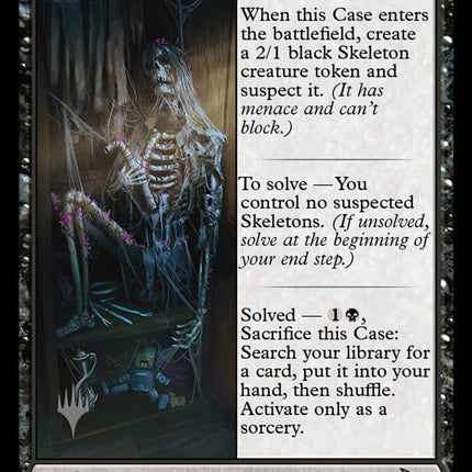 Case of the Stashed Skeleton (Promo Pack) [Murders at Karlov Manor Promos]