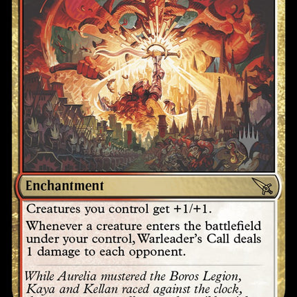 Warleader's Call (Promo Pack) [Murders at Karlov Manor Promos]