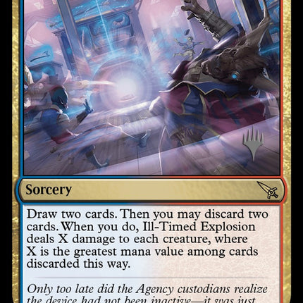 Ill-Timed Explosion (Promo Pack) [Murders at Karlov Manor Promos]